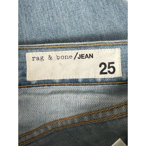 Rag & Bone Distressed Light Wash Marilyn Jeans in Union Pool Size 25 - Picture 6 of 15